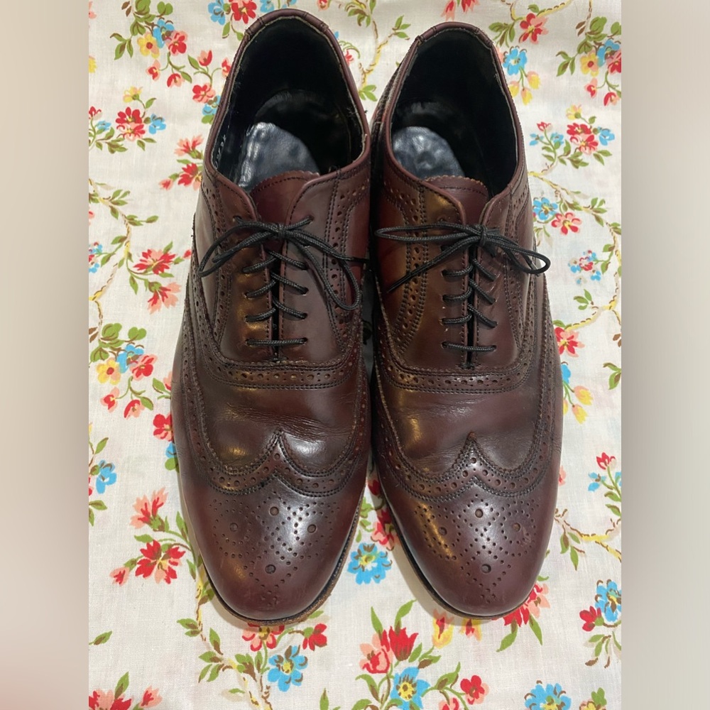 Vintage Florsheim leather dress shoes size 8 1/2